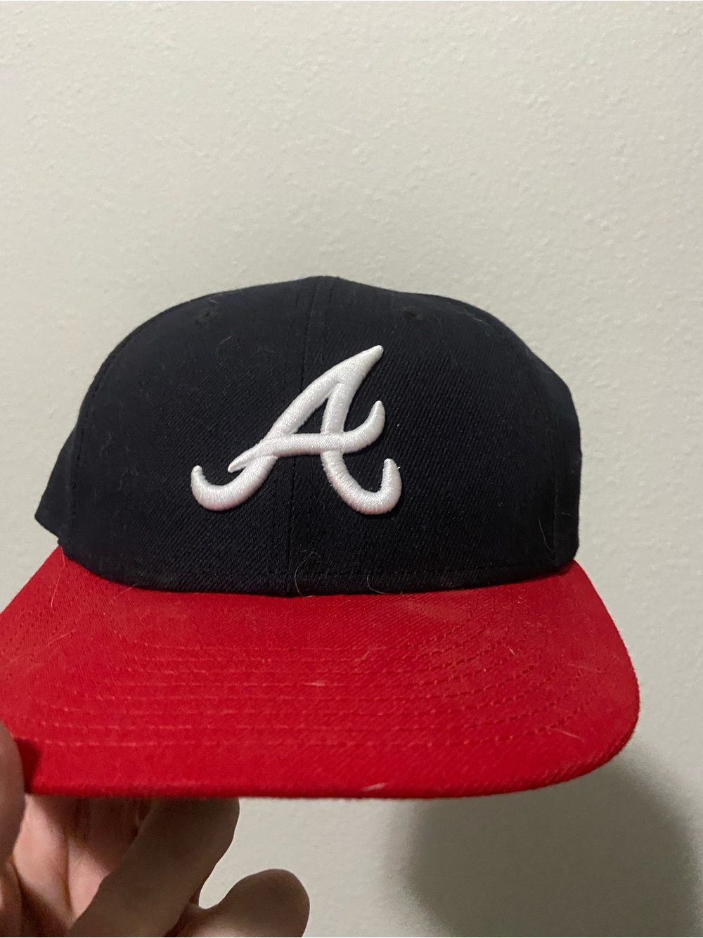 7 1/4 Atlanta Braves New Era Low Profile Fitted Hat